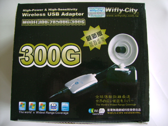 Wifly-City 300G USB Wireless Adapter